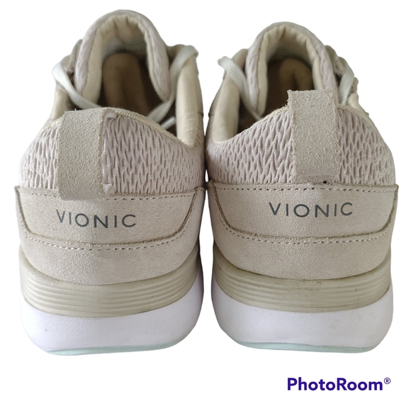 Vionic Delmar Remi Sneakers, Cream / Tan Women's Size 12 - Picture 7 of 12